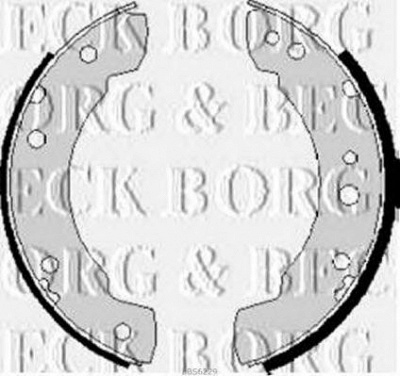 BORG & BECK bbs6229 -  Комплект тормозных колодок